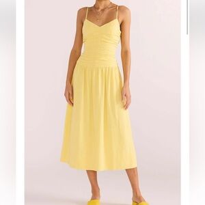 MINKPINK Ophelia Ruched Midi Dress
